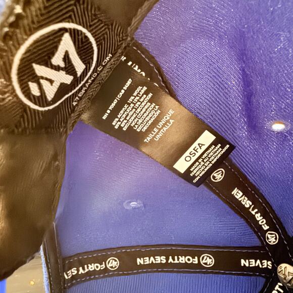 '47 Brand Orlando Magic Captain Snapback Cap, Wool Blend Blue/Black, NBA, NWOT - Picture 4 of 5